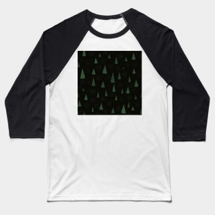 Trees and Hashes Dark Baseball T-Shirt